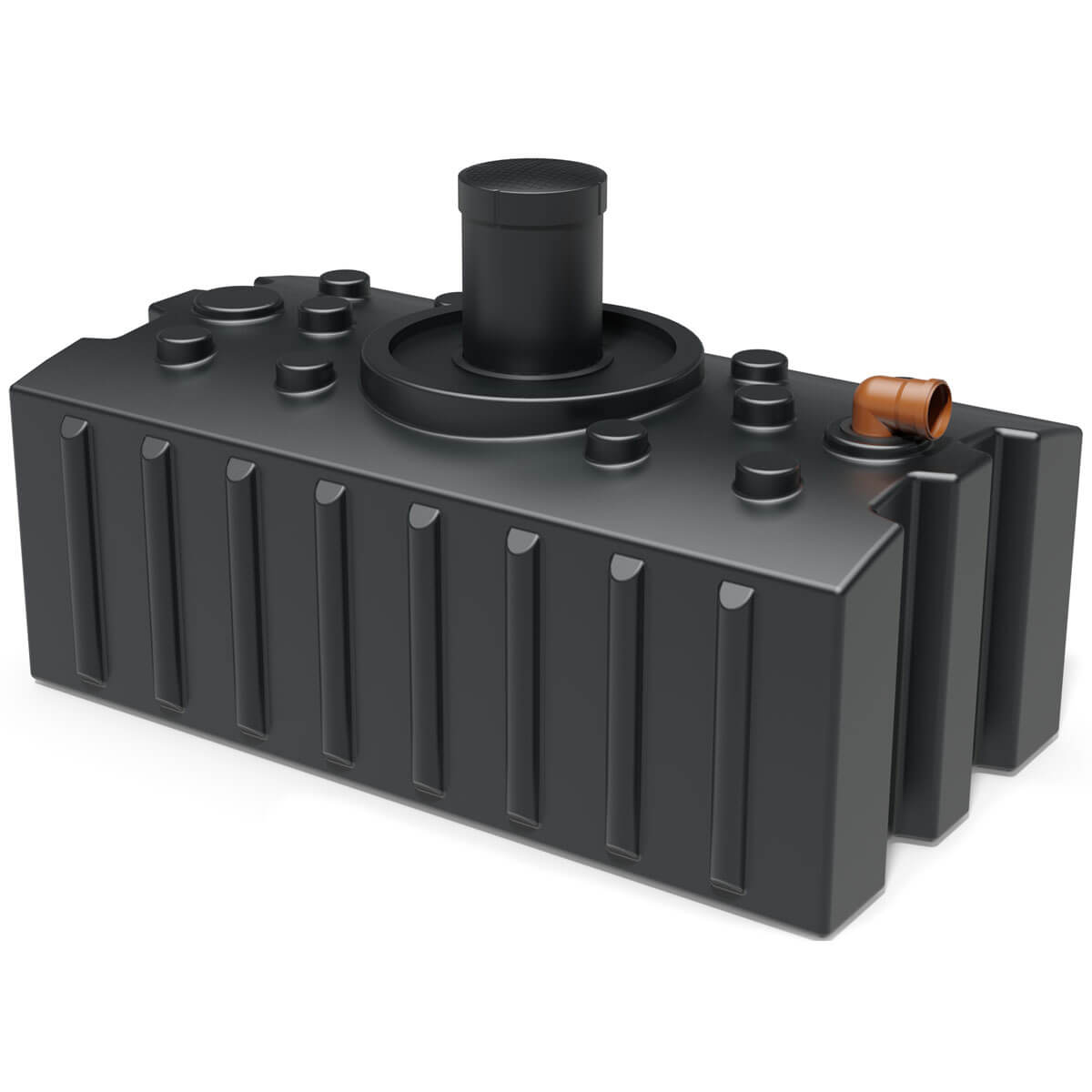 AQa.Line Flachtank-Senkgrube 2000 L (Fäkalien-Sammelgrube)