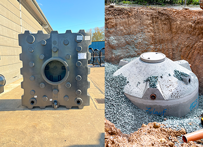 Kunststoffzisterne oder Betonzisterne