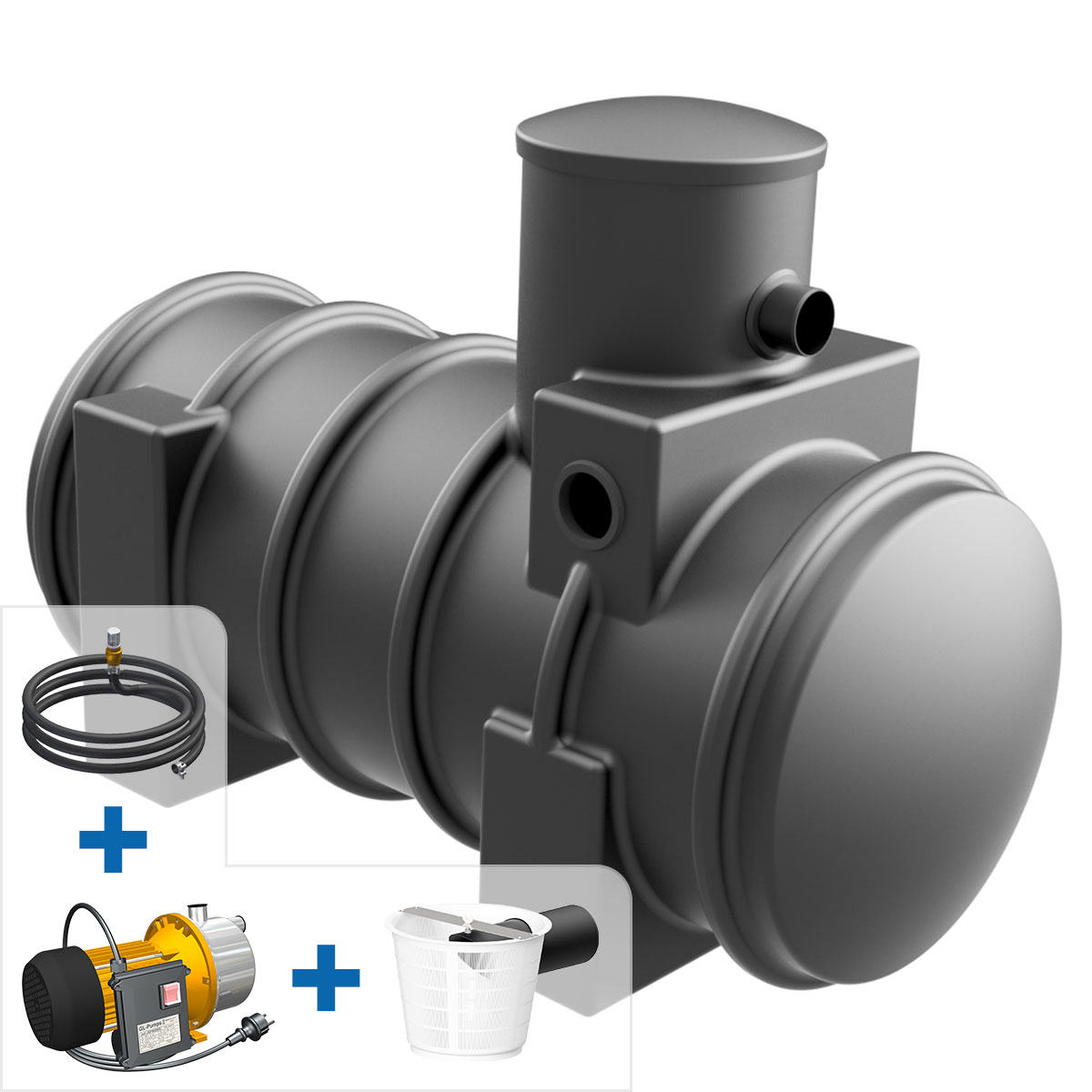 AQa.Line Gartenanlage 1000 L inkl. Abdeckung