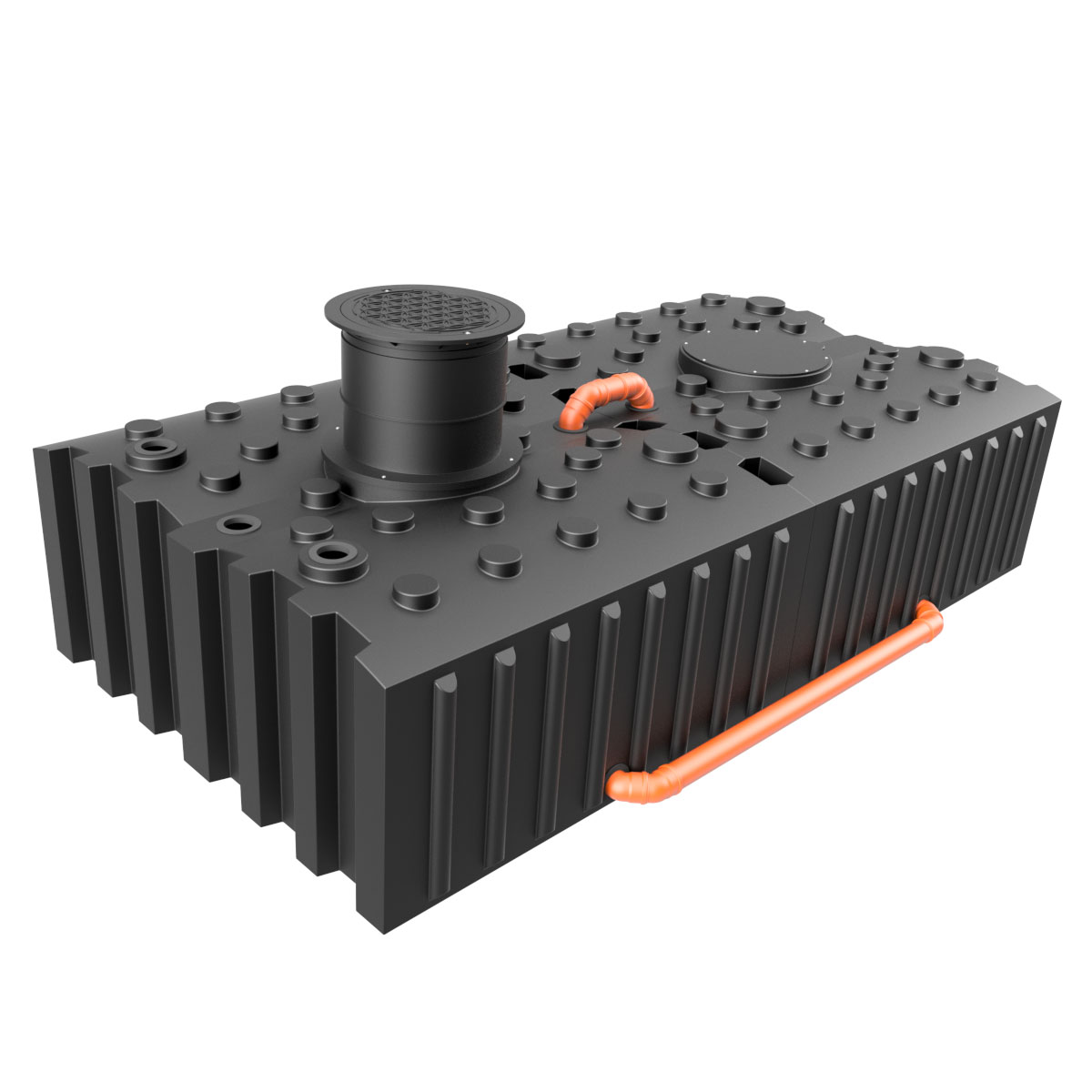 AQa.Line Flachtank Zisterne 10.000 L inkl. Abdeckung