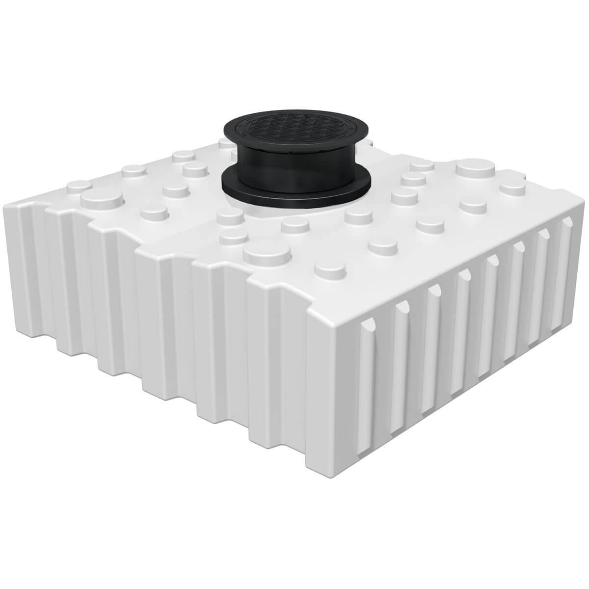 AQa.Line Trinkwasserspeicher Flachtank 4000 L inkl. Abdeckung