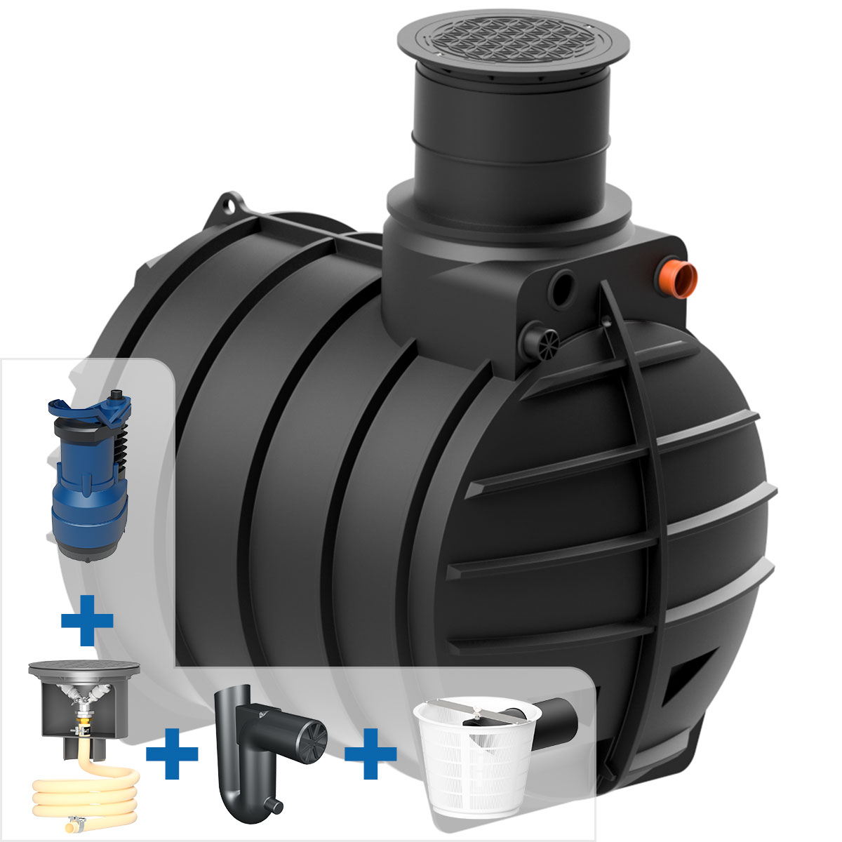 AQa.Line Gartenanlage 4450 L inkl. Abdeckung