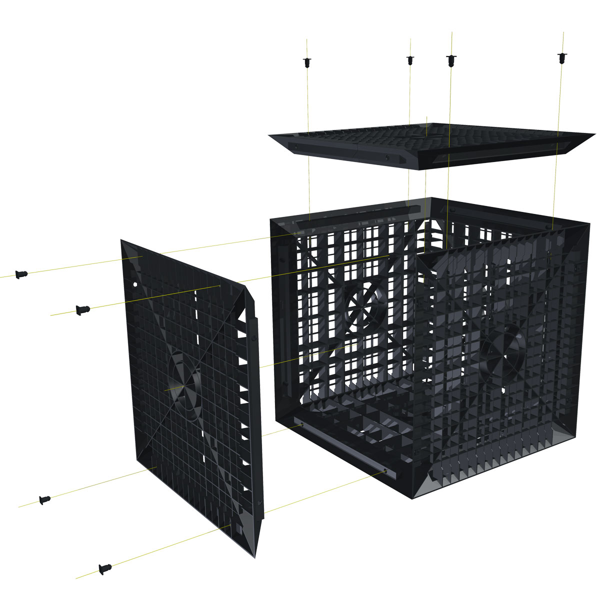Sickerbox 205 l - Pkw-befahrbar - Montage