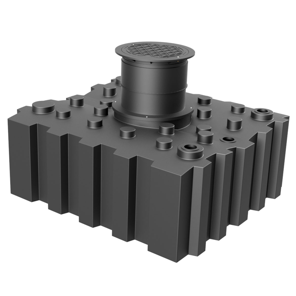 AQa.Line Flachtank Zisterne 3000 L inkl. Abdeckung